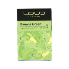 Табак для кальяна LOUD Medium 40 гр Banana green (Зеленый банан)
