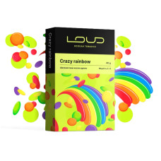 Табак для кальяна LOUD Medium 40 гр Crazy rainbow (Кислые драже)