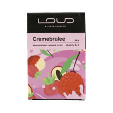 Табак для кальяна LOUD Medium 40 гр Cremebrulee (Кремовый мус из малины и личи)