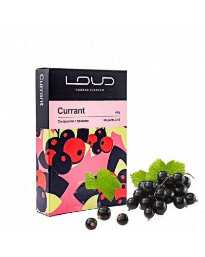 Табак для кальяна LOUD Medium 40 гр Currant (Смородина с травами)