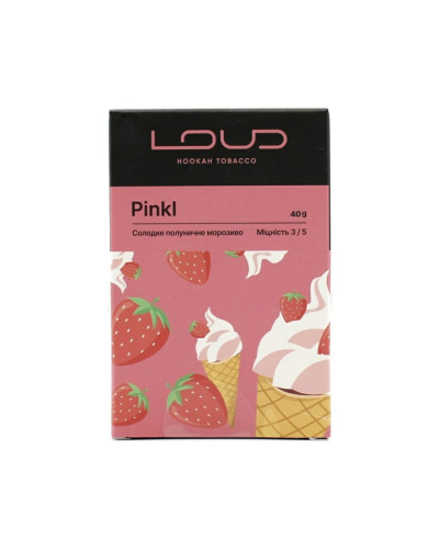 Табак для кальяна LOUD Medium 40 гр Pinkl (Клубничное мороженное)