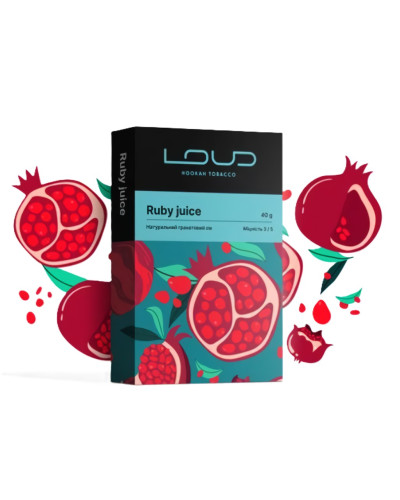 Табак для кальяна LOUD Medium 40 гр Ruby juice (Гранатовый сок)