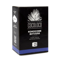 УГОЛЬ КОКОСОВЫЙ COCOLOCO 1 КГ (72 КУБИКА) 25 ММ