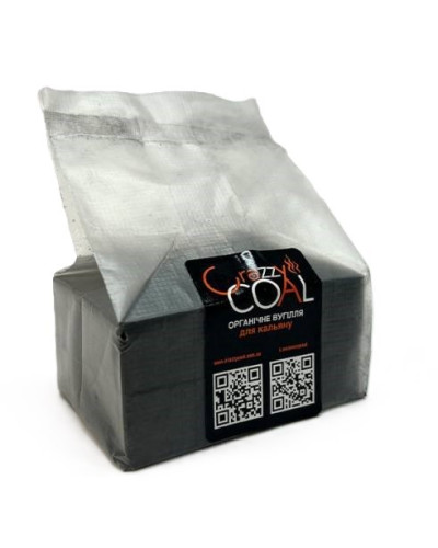 Уголь ореховый Crazzy Coal 0,5 кг (36шт) 25 MM