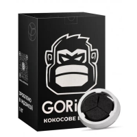  Уголь кокосовый Gorilla под калауд 1 кг (25х25 мм)