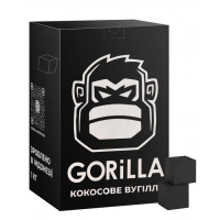  Уголь кокосовый Gorilla 1 кг (25х25 мм)