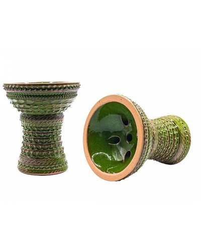 Чаша для кальяна GUSTO Bowls Turkish v2.0 Glaze Light Green (светло зеленая)