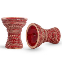 Чаша для кальяна GUSTO Bowls Turkish v2.0 Glaze Red (красная)