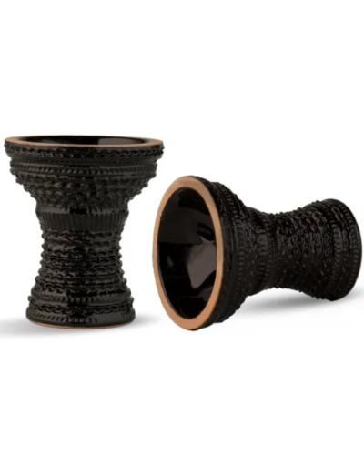 Чаша для кальяна GUSTO Bowls Turkish v2.0 Glaze Black (черная)