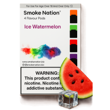 Картриджи Smoke Nation для JUUL 1 Ice Watermelon ( арбуз лед) 5%