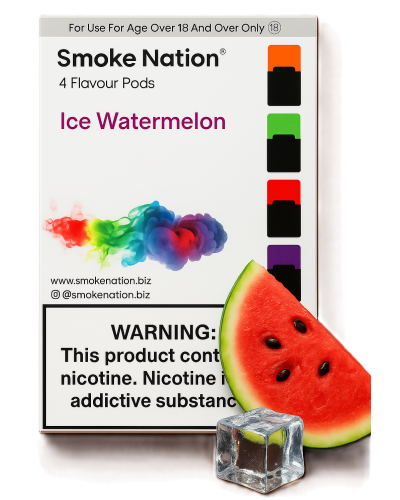 Картриджи Smoke Nation для JUUL 1 Ice Watermelon ( арбуз лед) 5%