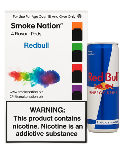 Картриджи Smoke Nation для JUUL 1 Redbull (энергетик) 5%
