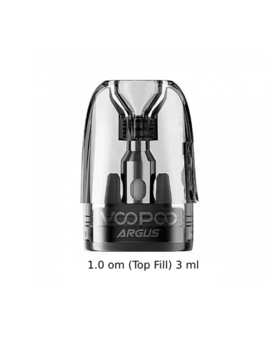 Картридж VooPoo Argus Top Fill, объём 3 мл, сопротивление 1,0 ОМ