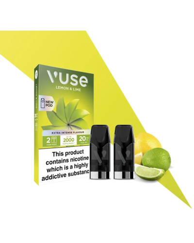 Картриджі VUSE Extra Intense Flavour Pods 20 мг (2%) Lemon & Lime (лимон лайм)