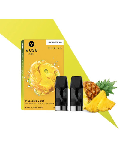 Картриджи VUSE Extra Intense Flavour Pods Zero 0 мг (0%) Pineapple Burst (ананас)