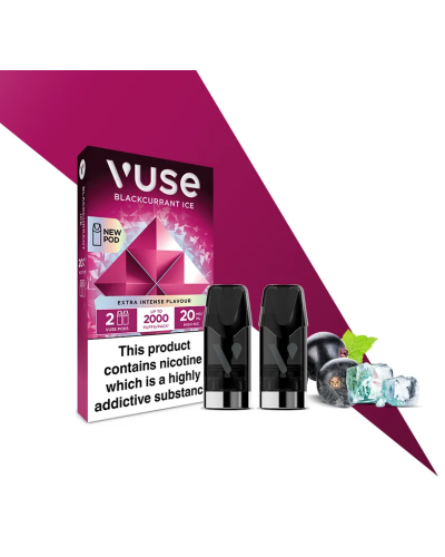 Картриджи VUSE Extra Intense Flavour Pods 20 мг (2%) Blackcurrant ice (чорная смородина лед)