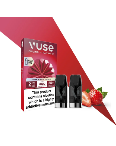 Картриджи VUSE Extra Intense Flavour Pods 20 мг (2%) Original Strawberry (клубника)