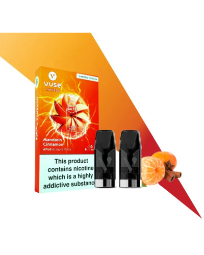 Картриджи VUSE ePod Nic Salts eLiquid Pods LIMITED EDITION 12 мг (1,2%) Mandarin Cinnamon (мандарин с корицей)