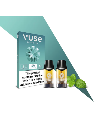 Картриджи VUSE Pro Nic Salts eLiquid Pods 6 мг (0.6%) Chilled mint (холодная мята)