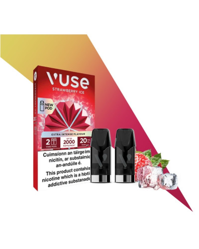 Картриджи VUSE Extra Intense Flavour Pods 20 мг (2%) Strawberry Ice (клубника лед)