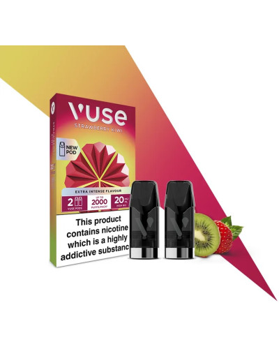 Картриджи VUSE Extra Intense Flavour Pods 12 мг (1.2%) Strawberry kiwi (Клубника киви)