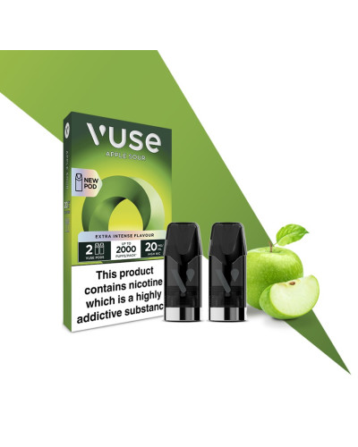 Картриджи VUSE Extra Intense Flavour Pods 20 мг (2%) Apple Sour (Кислое яблоко)