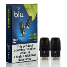 Картриджи Blu 2.0 18 мг Green Apple (яблоко)