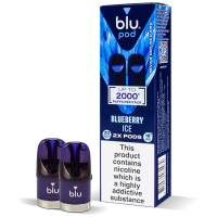 Картриджи Blu Bar Pod Blueberry Ice (черника лед) 20мг