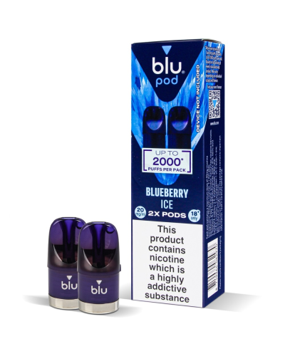 Картриджи Blu Bar Pod Blueberry Ice (черника лед) 20мг