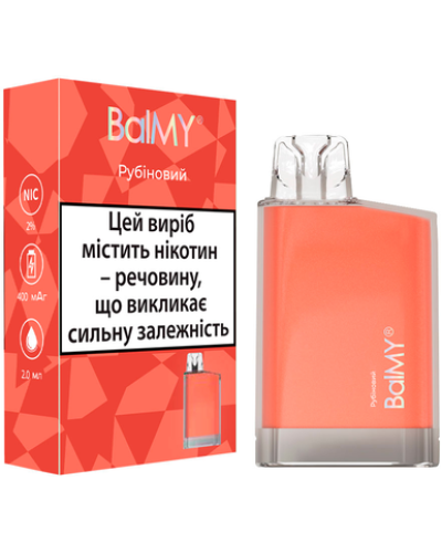 Одноразка Balmy 500 Рубиновый (Сладко-карамельный, Люльковый)