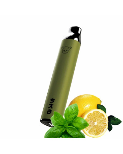 SAB 1500 ЗАТЯЖЕК №44 BASIL LEMON СО ВКУСОМ БАЗИЛИК ЛИМОН