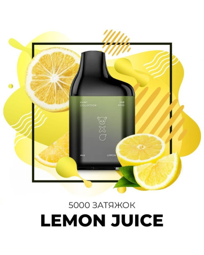 Одноразка SAB 5000 затяжек №46 Lemon Juice со вкусом лимонный сок (Простроченный)
