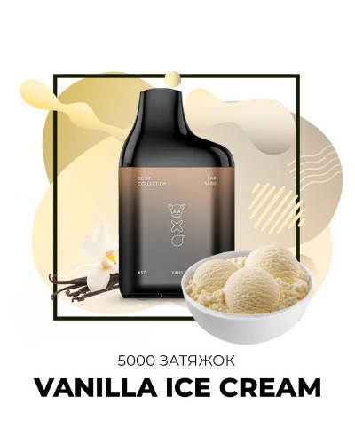 Одноразка SAB 5000 затяжек №57 Vanilla Ice Cream со вкусом винильное мороженое