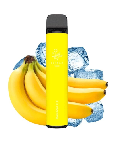 Одноразка ELF BAR 1500 "Banana Ice" со вкусом банан лед