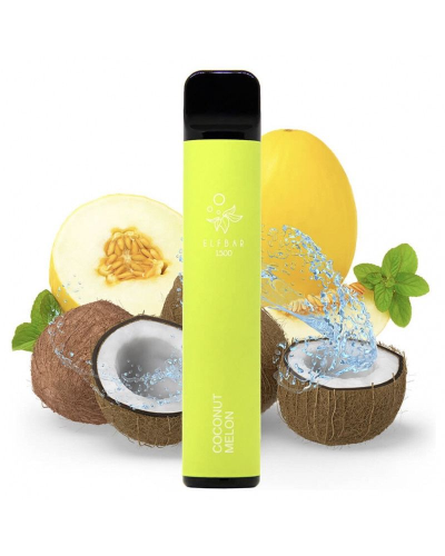Одноразка ELF BAR 1500 "Сoconut Melon" со вкусом дыня кокос