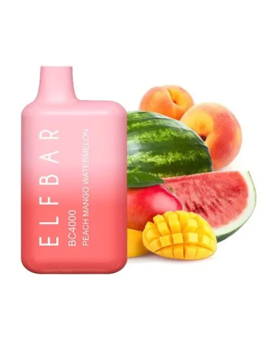 Одноразка ELF BAR BC 4000 "Peach Mango Watermelon" зі смаком персик манго кавун