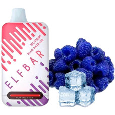 Одноразка ELF BAR BC 15000 затяжек "Blue razz ice" со вкусом голубая малина лед