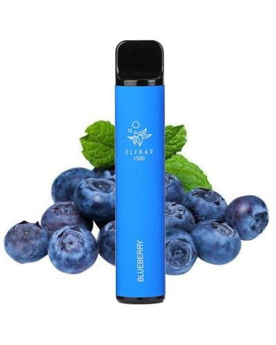 Одноразка ELF BAR 1500 "Blueberry" зі смаком чорниця