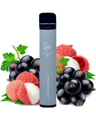 Одноразка ELF BAR 1500 "Lychee Blackcurran" лічі чорна смородина