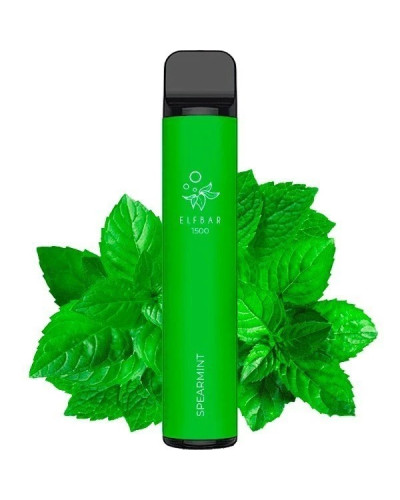 Одноразка ELF BAR 1500"Spearmint" зі смаком м'ята