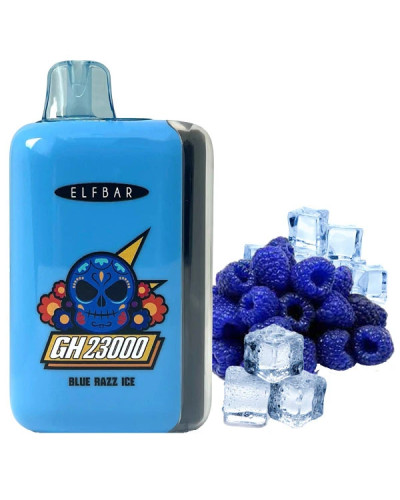 Одноразка ELF BAR GH 23000 "Blue raz ice" со вкусом голубая малина лед
