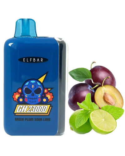 Одноразка ELF BAR GH 23000 "Green Plum Sour Lime" со вкусом зеленая слива кислый лайм