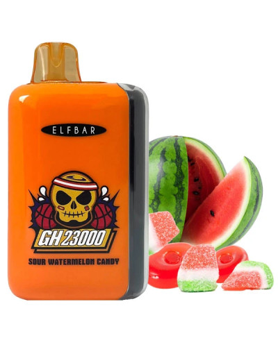 Одноразка ELF BAR GH 23000 "Sour Watermelon Candy" со вкусом арбуз конфета
