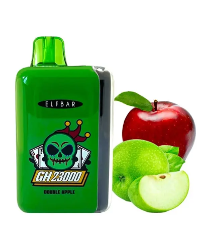 Одноразка ELF BAR GH 23000 "Double Apple" со вкусом яблока
