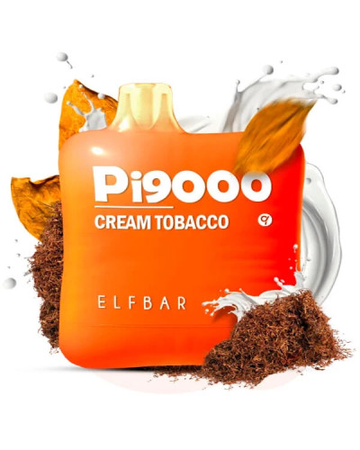 Одноразка ELF BAR Pi 9000 затяжок "Cream Tobacco" зі смаком крем тютюн