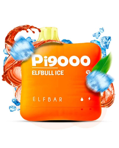 Одноразка ELF BAR Pi 9000 затяжок "Elfbull Ice" зі смаком енергетик лід