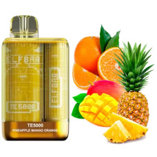 Одноразка ELF BAR TE5000 затяжек "Pineapple Mango Orange" со вкусом ананас манго апельсин