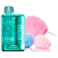 Одноразка ELF BAR TE5000 затяжек "Cotton Candy" со вкусом сахарной ваты
