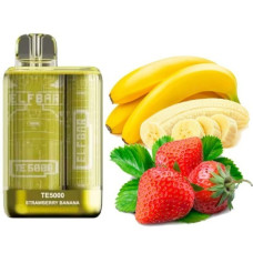 Одноразка ELF BAR TE5000 затяжек "Strawberry Banana" со вкусом клубника банан