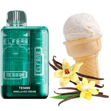 Одноразка ELF BAR TE5000 затяжек "Vanilla Ice Cream" со вкусом ванильного мороженного
